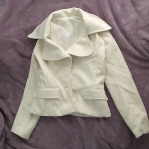 White Pea coat